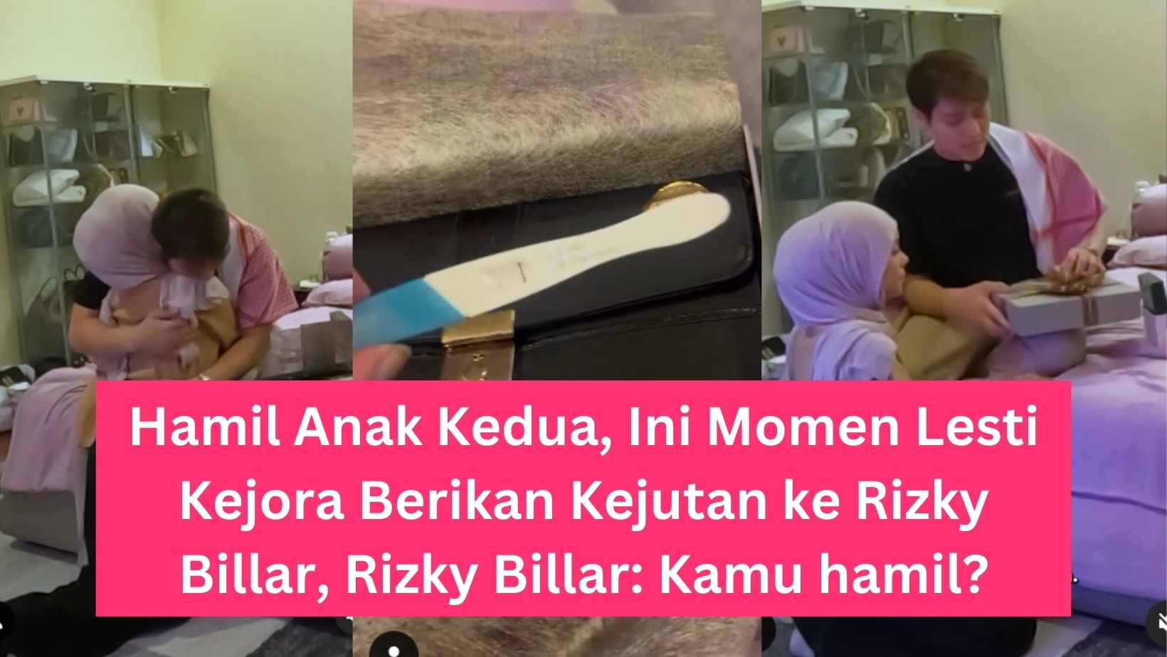 Momen Lesti Kejora Berikan Kejutan ke Rizky Billar Hamil Anak Kedua, Rizky Billar Kamu Hamil